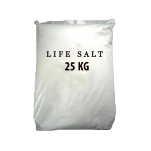 Road salt with anti-caking agent in 25 kg bags, 500 kg half pallet